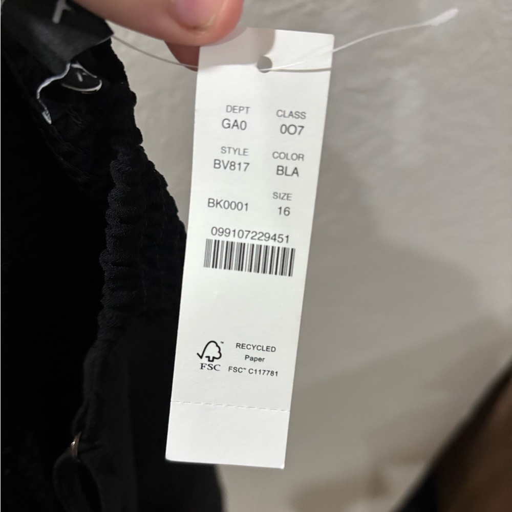 NWT J. Crew Sweetheart Bustier Tank Top in Drapey Crepe in Black size 16 - Picture 5 of 9